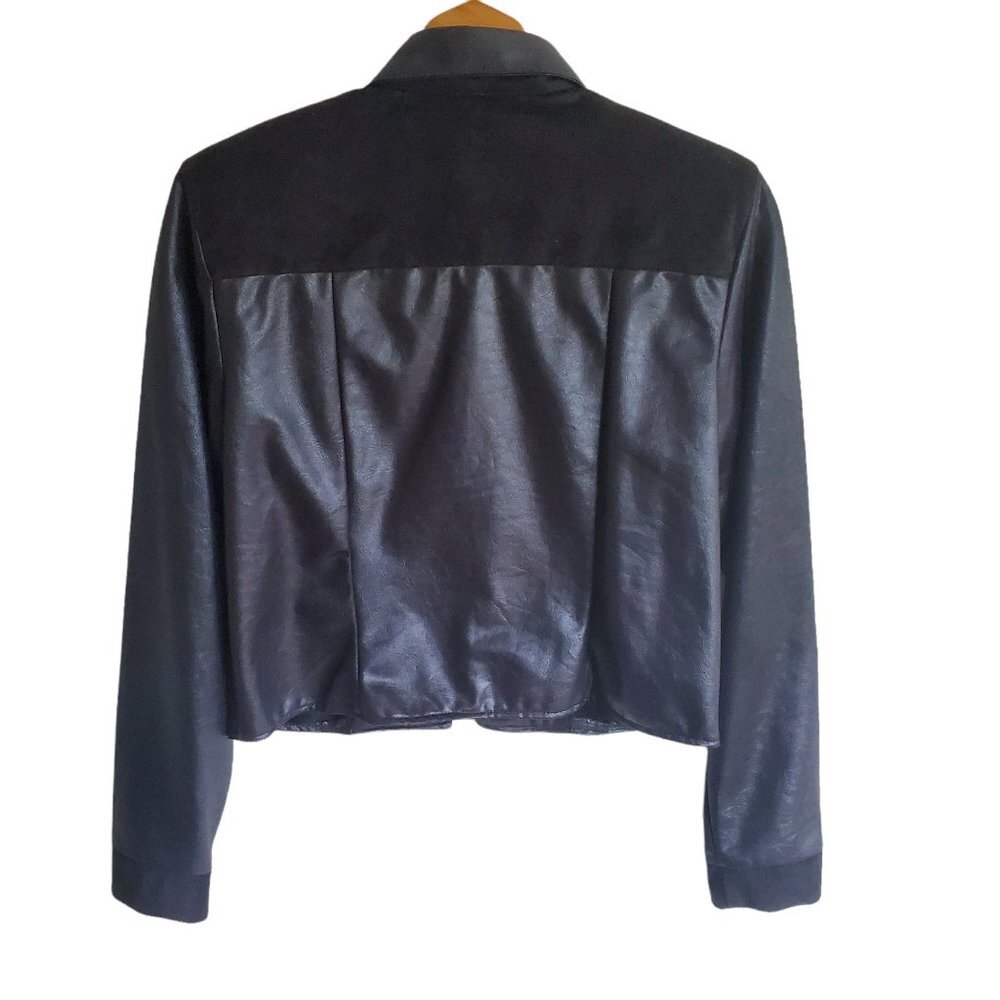 Vtg 1849 Authentic Ranchwear Jacket Womens Sz S Black Button 90s Western Cowgirl - Picture 2 of 9